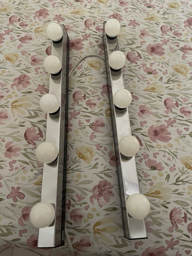 Barras de luz con 5 bombillas (x2)