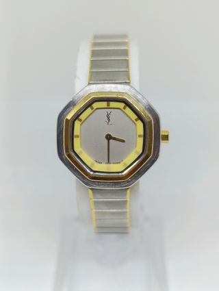 Reloj Yves Saint Laurent Oro y Plata
