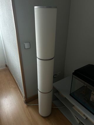 Lámpara de pie IKEA blanca