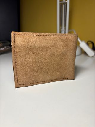 Portafoglio in cuoio con fantasia