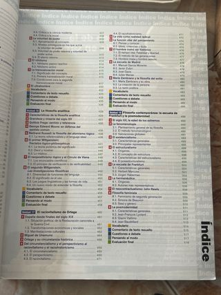 Historia de la Filosofía 2º Bachillerato