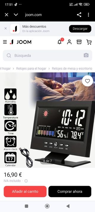 Reloj Digital LED Multicolor