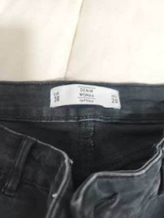 Lote 2 Vaqueros Negros mujer Talla M