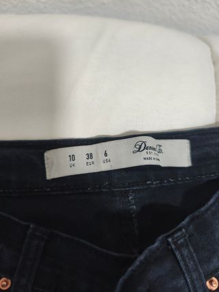 Lote 2 Vaqueros Negros mujer Talla M