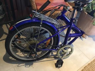 Bicicleta Plegable Ruedas 20” con Funda
