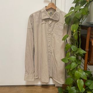 Camisa Vintage La Martina Beige Talla XXL