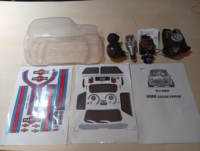 CARROCERIA MINI RC 1:10 + COSAS RADIOCONTROL