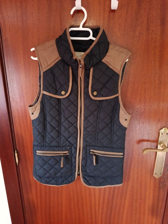 Chaleco Denim Co Talla M/38 Negro