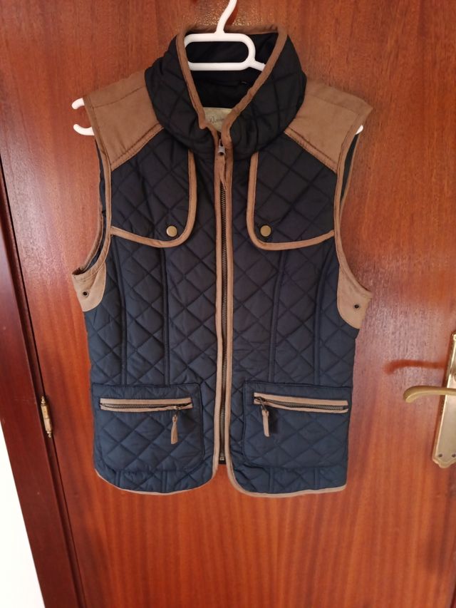 Chaleco Denim Co Talla M/38 Negro