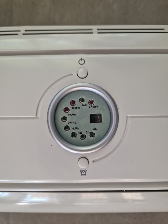 Calefactor cerámico de pared.