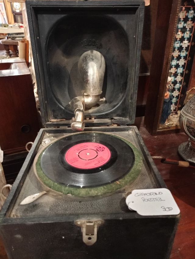 Gramófono Portátil Decca Negro