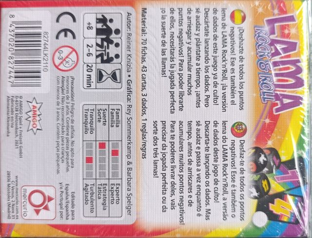 Lama Rock & Roll Juego de Mesa