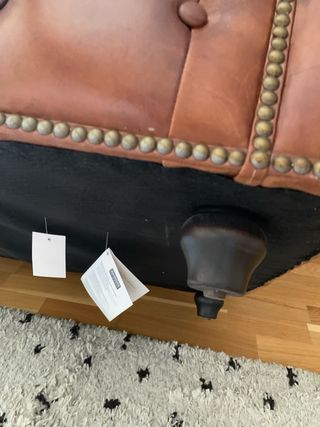 Nuovo!! Poltrona Chester in pelle marrone | Maison du Monde