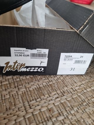 Zapatos de baile negros talla 31