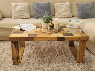 Mesa de salón/terraza de madera