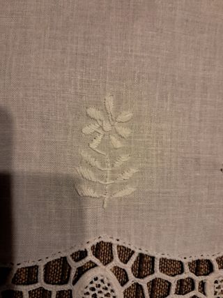 Set 5 centri ricamo pizzo