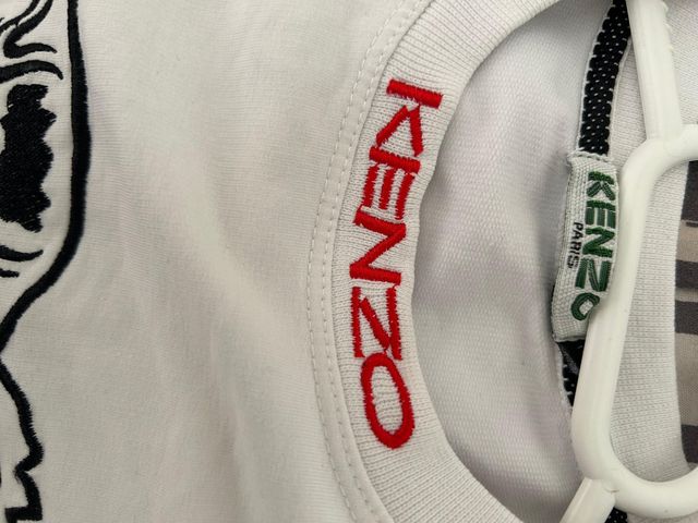 Sudadera Kenzo Blanca con Tigre