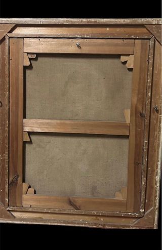 Retrato Pintura S.XIX Hombre con Guitarra