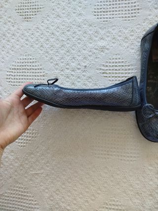 Bailarinas azul marino