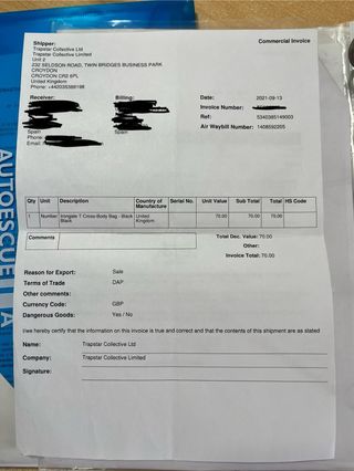 RIÑONERA TRAPSTAR NEGRA ORIGINAL