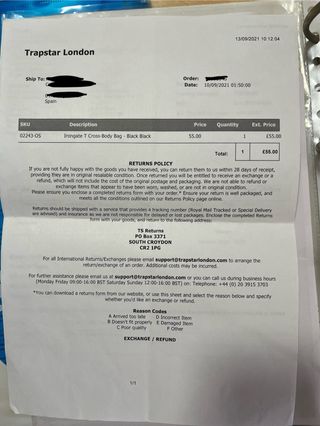 RIÑONERA TRAPSTAR NEGRA ORIGINAL