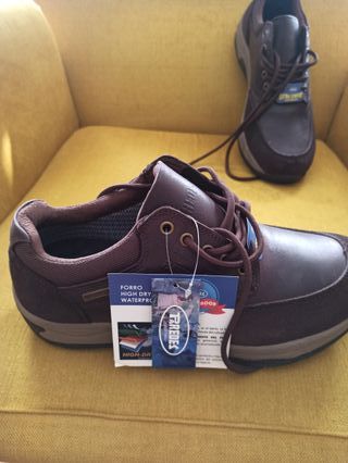 Zapatos Paredes Piel Marrón Waterproof