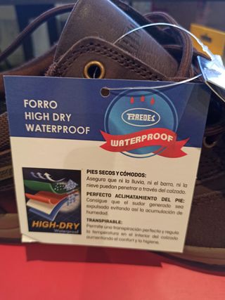 Zapatos Paredes Piel Marrón Waterproof