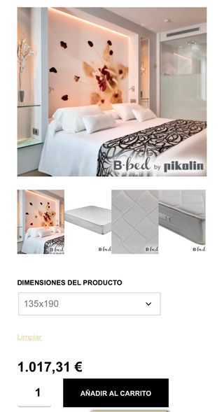 Colchón Pikolin B-Bed casi nuevo