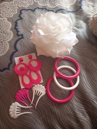 Kit Flamenca Pendientes y Brazaletes