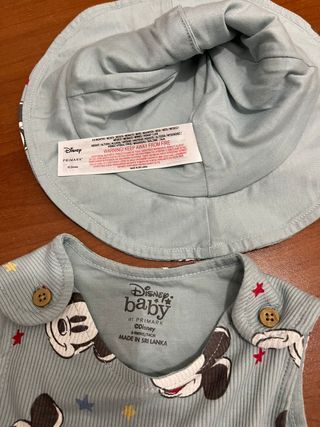 Tutina e Cappellino Disney Baby Mickey