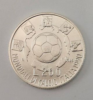 200 Lire Italia Mondiali Calcio 1990