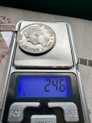 5 Pesetas 1871 *18 * 75 