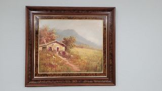 Cuadro al óleo de paisaje