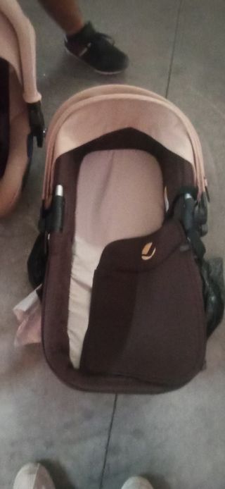Trío Carro Bebé: Silla, Capazo y Cuco 
