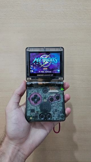Gameboy Advance SP IPS Shiny Rayquaza