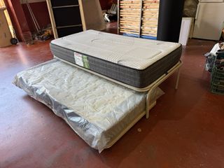 CAMA NIDO Y COLCHONETA VISCO 90x180