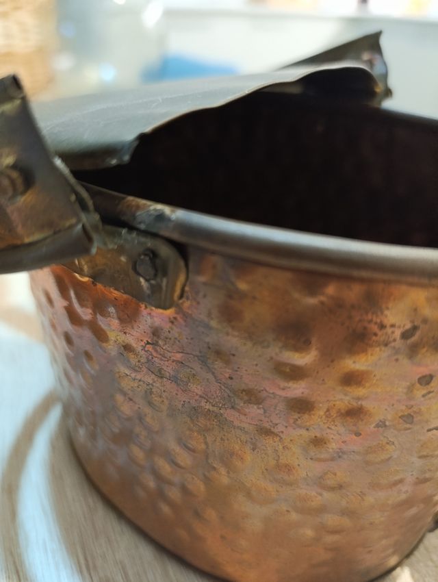 Conjunto cobre antiguo