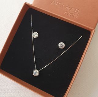 Conjunto PLATA Y CIRCONITAS. 