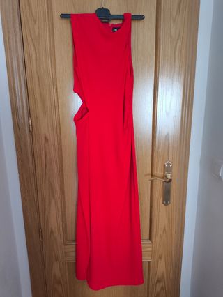 Vestido rojo Zara Talla M