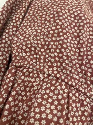 Blusa Mango Roja Estampada