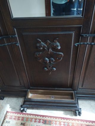 Mueble  recibidor Sombrerero Paraguero Antiguo