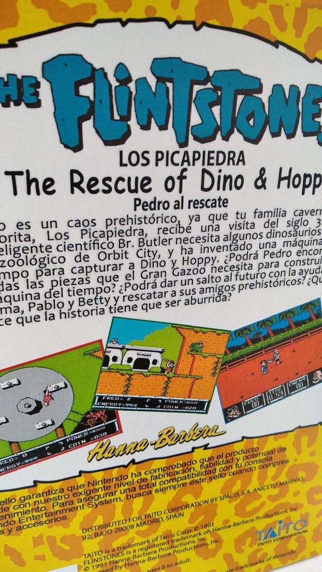 The Flintstones NES - Taito