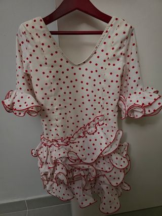 Vestido Gitana/ Flamenca Niña Lunares