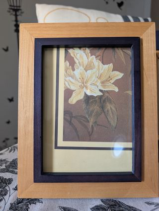 Portafotos de madera y cristal