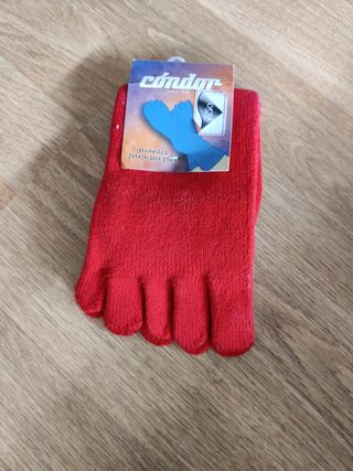 Calcetines Condor dedos rojos talla única