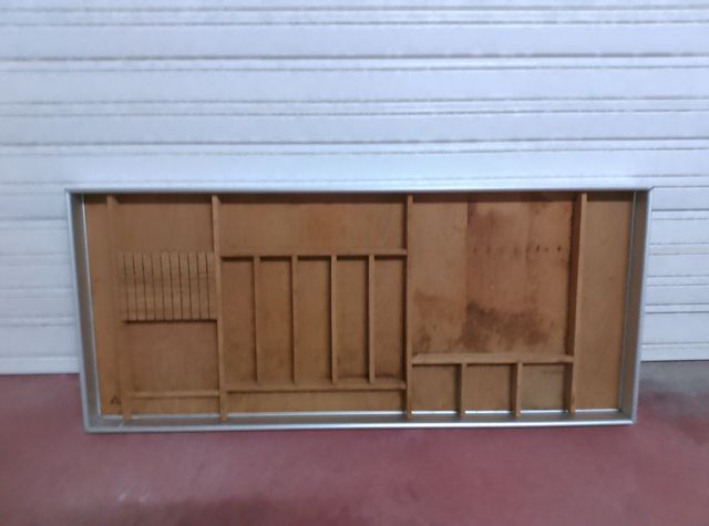 Mesa Organizador Madera y Metal