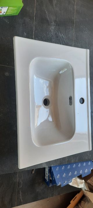 Lavabo de Baño Porcelana Blanco
