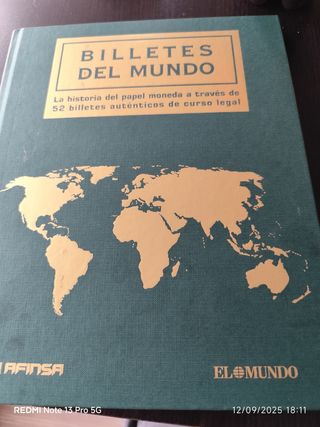 Álbum Billetes del Mundo - Historia Papel Moneda