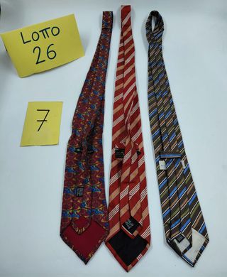 Lotto 6 cravatte vintage
