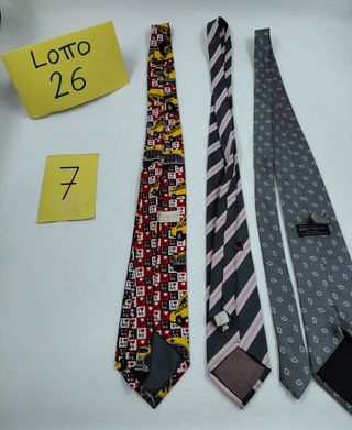Lotto 6 cravatte vintage